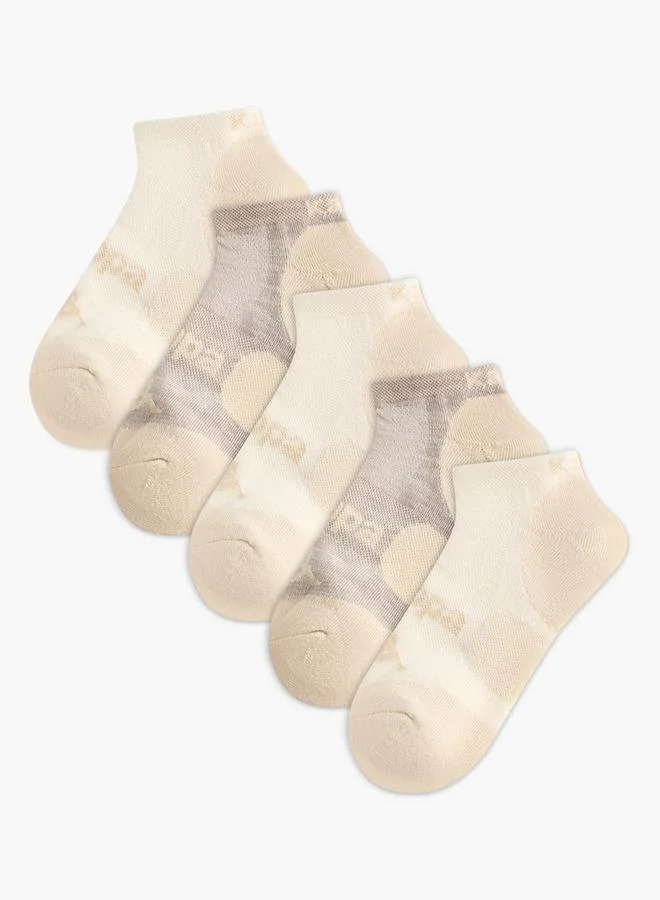 كابا Kappa Pack of 5 Ankle Length Trainer Socks Terry